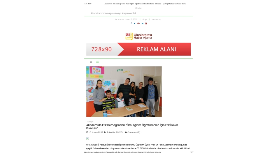 Derneğimiz Özel Eğitim Öğretmenleri İçin Etik Kılavuz Kitabını Yayınladı